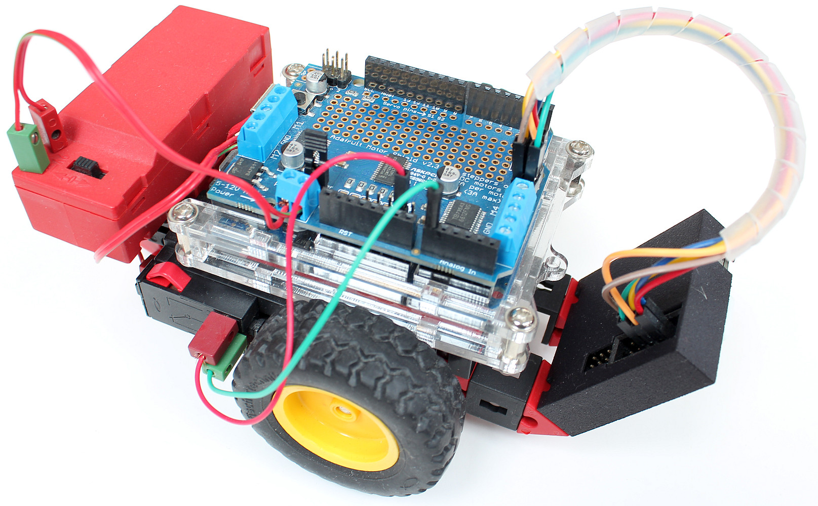 Buggy mit Pixy2 und Gehäuse